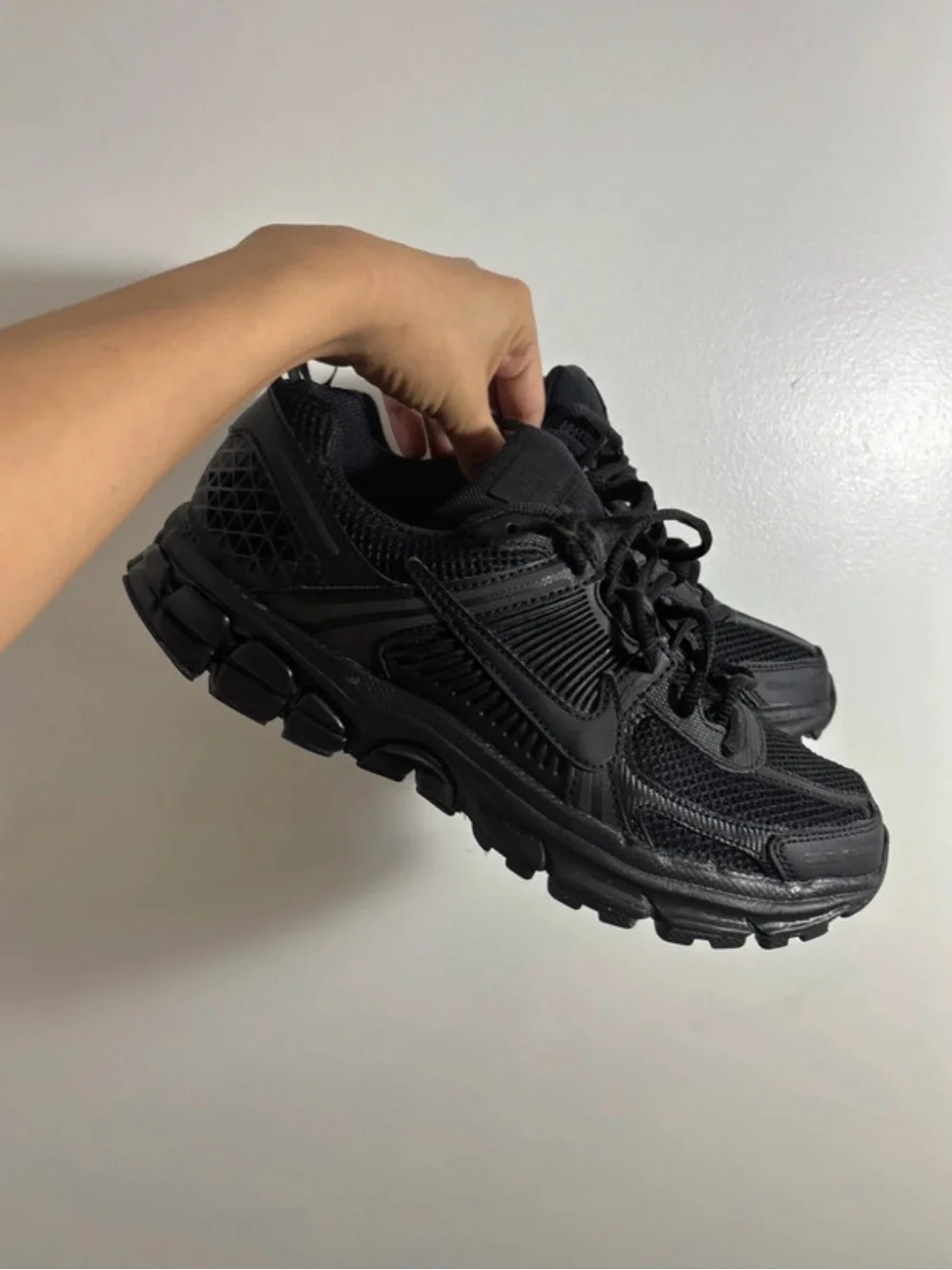Nike Kids All-Black Mesh & Rubber Sneakers